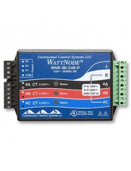 Delta/Wye kWh WattNode 208/240 VAC 3-Phasen-Wandlersensor – T-WNB-3D-240